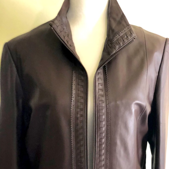 Rem Garson Chocolate Brown Genuine Leather Jackey - Picture 2 of 12